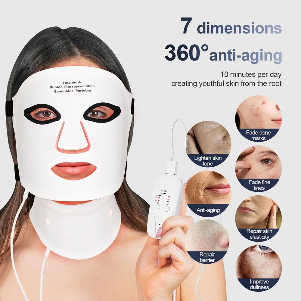 Gloowly™ LED mask for face and neck
